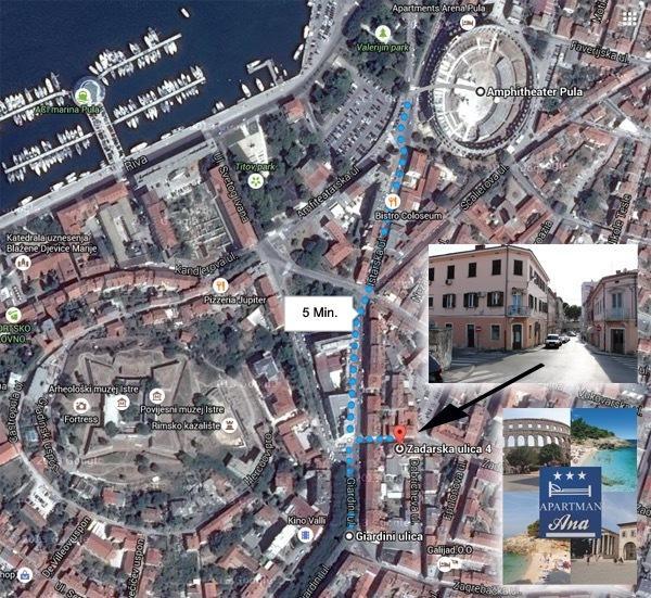 Ana Apartment Pula Rum bild